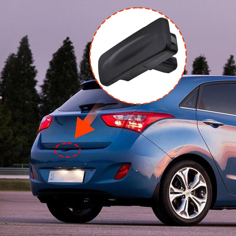 Heran Trunk Lid Lock Handle Button Compatible with Hyundai Elantra GT 2013-2017 Hatchback, Replacement part number 81260-A5000, Easy Installation, Reliable Performance - Image 2